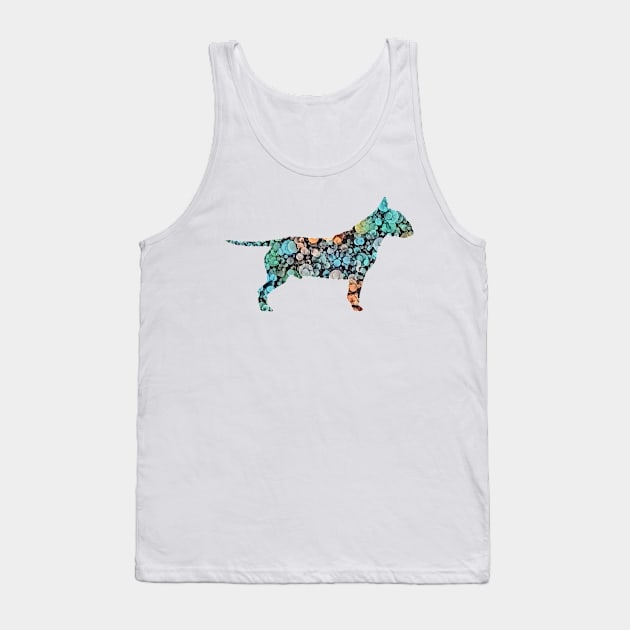 Bull Terrier Dog Lover Design Tank Top by PhotoArts